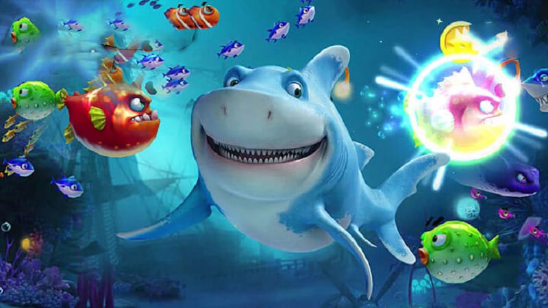 1928 BET Jogo de tiro ao peixe Robot Wars